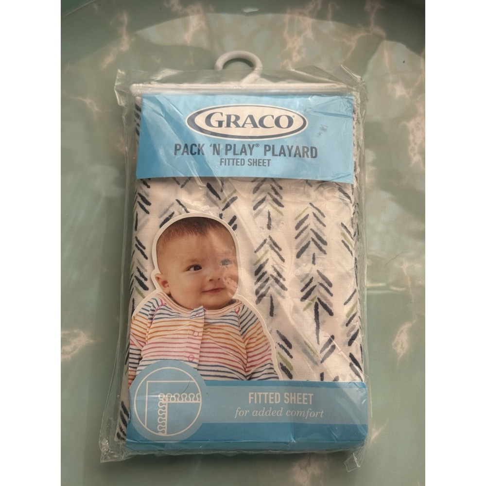 Graco Pack 'N Play Fitted Sheet Fits Graco Quick Connect Playard,NEW & SEALED